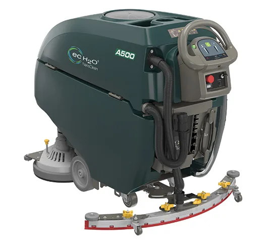 Lavadora de piso acompanhante Alfa A500 com tecnologia ec-H2O NanoClean e rodo curvo